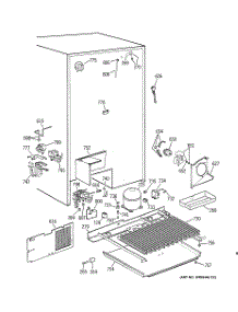 07 - Unit Parts parts for Ge Refrigerator TFX30PBZAWW from AppliancePartsPros.com