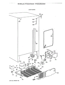 04 - Unit Parts parts for Ge Refrigerator TFX22JRXAWW from AppliancePartsPros.com
