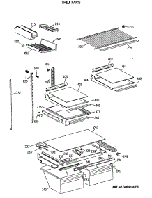 04 - Shelf Parts parts for Ge Refrigerator TBE21JATNRAD from AppliancePartsPros.com