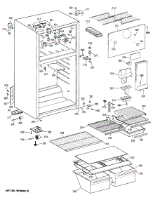 02 - Section2 parts for Ge Refrigerator TBX16DATBRAD from AppliancePartsPros.com