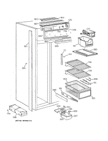 04 - Freezer Section parts for Ge Refrigerator ZIS36NYB from AppliancePartsPros.com