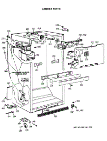 03 - Cabinet Parts parts for Ge Refrigerator TBE21JASRRWH from AppliancePartsPros.com