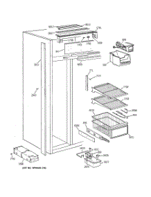 04 - Freezer Section parts for Ge Refrigerator ZIS36NXA from AppliancePartsPros.com