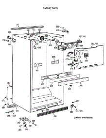 03 - Cabinet Parts parts for Ge Refrigerator TBE21JATNRWH from AppliancePartsPros.com