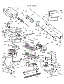 03 - Freezer Section parts for Ge Refrigerator TFA24RMA from AppliancePartsPros.com