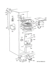 03 - Freezer Section parts for Ge Refrigerator ZISW48DYB from AppliancePartsPros.com