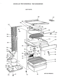 02 - Unit Parts parts for Ge Refrigerator TBX12SNXBRAD from AppliancePartsPros.com