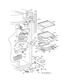 06 - Fresh Food Section parts for Ge Refrigerator ZISW48DYB from AppliancePartsPros.com