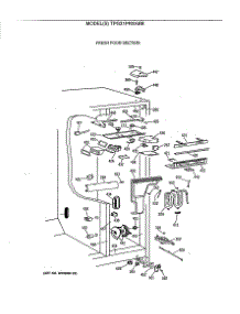 04 - Fresh Food Section parts for Ge Refrigerator TPG21PRXABB from AppliancePartsPros.com