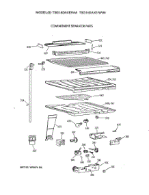 05 - Compartment Separator Parts parts for Ge Refrigerator TBG18DAXERWW from AppliancePartsPros.com