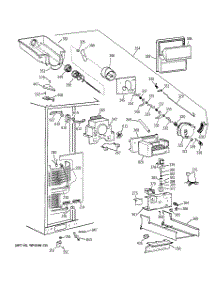 03 - Freezer Section parts for Ge Refrigerator TFJ28PFBAAA from AppliancePartsPros.com