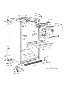 03 - Cabinet Parts parts for Ge Refrigerator TBT25JAXFRAA from AppliancePartsPros.com