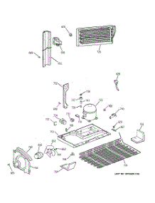 06 - Unit Parts parts for Ge Refrigerator TBX18SABBLWW from AppliancePartsPros.com