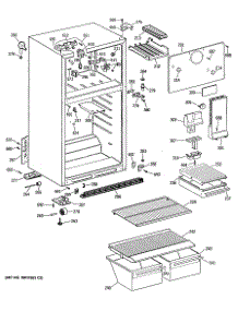 02 - Section2 parts for Ge Refrigerator MTX16BYSFRWH from AppliancePartsPros.com