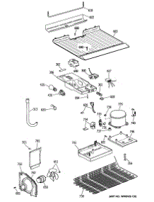 03 - Section3 parts for Ge Refrigerator MTX16BYSFRWH from AppliancePartsPros.com