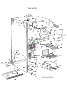 02 - Freezer Section parts for Ge Refrigerator TFG24PAVAWW from AppliancePartsPros.com