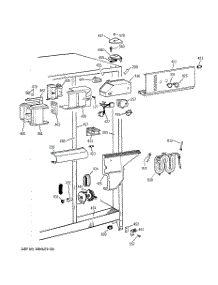 04 - Fresh Food Section parts for Ge Refrigerator TFK22PRZAAA from AppliancePartsPros.com