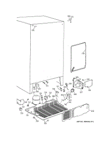 04 - Unit Parts parts for Ge Refrigerator TFJ22JABAAA from AppliancePartsPros.com