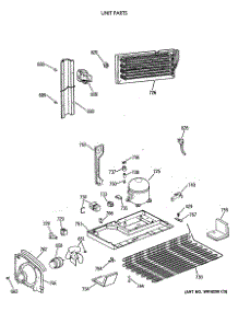 06 - Unit Parts parts for Ge Refrigerator TBT21JATERWH from AppliancePartsPros.com