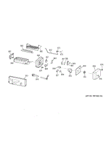 09 - Ice Maker parts for Ge Refrigerator TBX25PRBMRBB from AppliancePartsPros.com