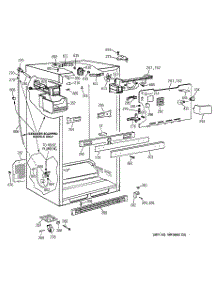 03 - Cabinet parts for Ge Refrigerator TBX22ZABLRAA from AppliancePartsPros.com