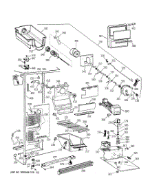03 - Freezer Section parts for Ge Refrigerator TFK27ZFXEAA from AppliancePartsPros.com