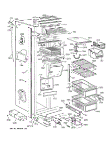 03 - Freezer Section parts for Ge Refrigerator ZIS36NTC from AppliancePartsPros.com