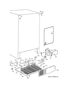 04 - Unit Parts parts for Ge Refrigerator MSG20GABCWW from AppliancePartsPros.com