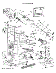 02 - Freezer Section parts for Ge Refrigerator MSK22GRSMAD from AppliancePartsPros.com