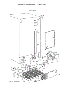 06 - Unit Parts parts for Ge Refrigerator TFT24PRXBWW from AppliancePartsPros.com