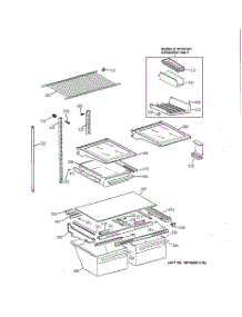 04 - Shelf Parts parts for Ge Refrigerator TBX22ZIBLRAA from AppliancePartsPros.com