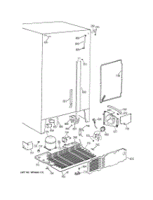 06 - Unit Parts parts for Ge Refrigerator TFG22PRXCWW from AppliancePartsPros.com