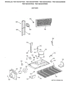 06 - Unit Parts parts for Ge Refrigerator TBX19DAXHRWW from AppliancePartsPros.com