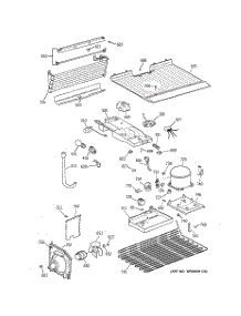 03 - Unit Parts parts for Ge Refrigerator TBT16NABBRWW from AppliancePartsPros.com