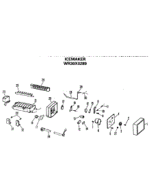 04 - Icemaker parts for Ge Refrigerator TBX18TRBRAD from AppliancePartsPros.com