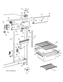 03 - Fresh Food Section parts for Ge Refrigerator CSX19LAXFWH from AppliancePartsPros.com
