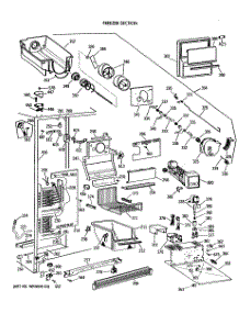 03 - Freezer Section parts for Ge Refrigerator TFZ24PRXAWW from AppliancePartsPros.com