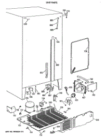 06 - Unit Parts parts for Ge Refrigerator TFZ24PRXAWW from AppliancePartsPros.com