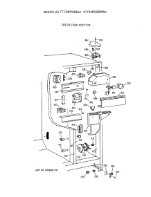 03 - Fresh Food Section parts for Ge Refrigerator TFT24PAXBWW from AppliancePartsPros.com