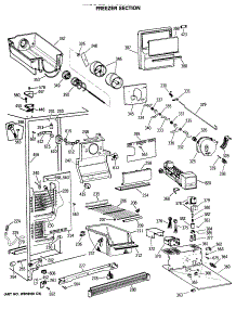 02 - Freezer Section parts for Ge Refrigerator TFG22ZRSCWH from AppliancePartsPros.com