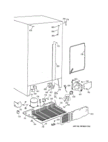 05 - Unit Parts parts for Ge Refrigerator MST25GRZAWW from AppliancePartsPros.com