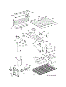 03 - Unit Parts parts for Ge Refrigerator TBG16NACBRAA from AppliancePartsPros.com