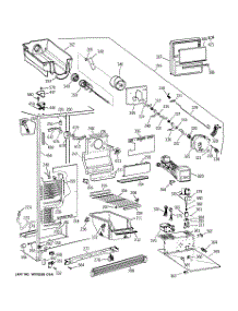 03 - Freezer Section parts for Ge Refrigerator MSK27DHZAWH from AppliancePartsPros.com