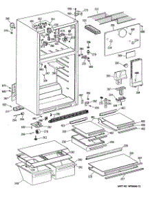 02 - Section2 parts for Ge Refrigerator TBX14MASJRWH from AppliancePartsPros.com