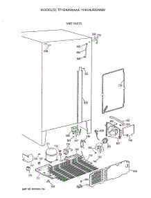 04 - Unit Parts parts for Ge Refrigerator TFH24JRXAAA from AppliancePartsPros.com