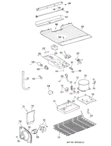 03 - Section3 parts for Ge Refrigerator TBH16SRLLAD from AppliancePartsPros.com