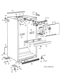03 - Cabinet Parts parts for Ge Refrigerator TBG21JAYBRWW from AppliancePartsPros.com