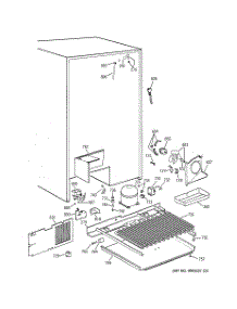 07 - Unit Parts parts for Ge Refrigerator TFJ28PFBAWW from AppliancePartsPros.com