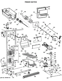 03 - Freezer Section parts for Ge Refrigerator TFX24ZFSBWH from AppliancePartsPros.com