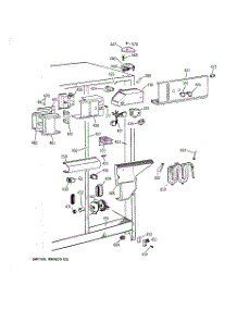 04 - Fresh Food Section parts for Ge Refrigerator TFK27PFXEWW from AppliancePartsPros.com